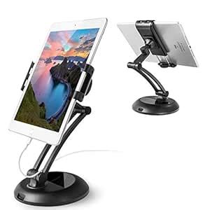 Moutik Tablet Stand Phone Holder: Universal 360° Adjustable Multi-Angle ...