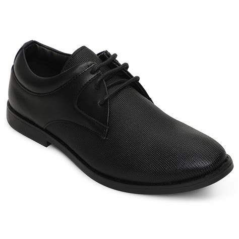 Buy Healers Black Formal Lacing Derby Shoes For Men DERBO-10E By Liberty