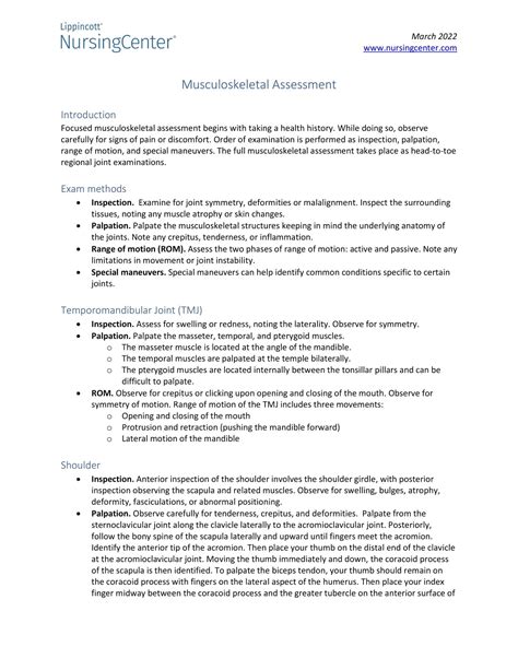 Free Printable Nursing Assessment Form Templates [PDF, Word]