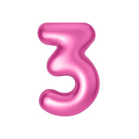 Pink metallic number 9 foil and latex balloon Vector Image