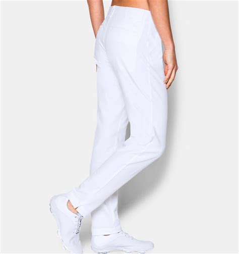 Under armour white golf pants online