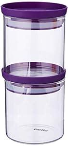 Buy CELLO Stacko Borosilicate Glass Storage Container, Air Tight, Clear ...
