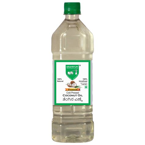 Coconut oil cold pressed/ Nariyal Tel – Gramiyum – Online Store for ...