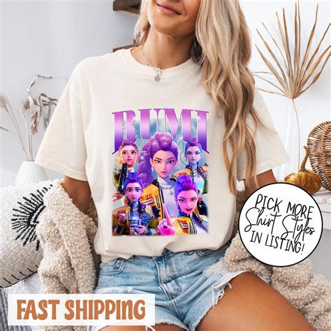 Buy Limited Rumi Huntrix Kpop Demon Hunters Shirt, Vintage Rumi Bootleg ...