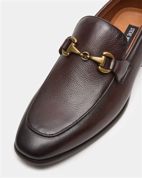 JAYSHAN Brown Leather Dress Loafer | Men's Loafers – Steve Madden