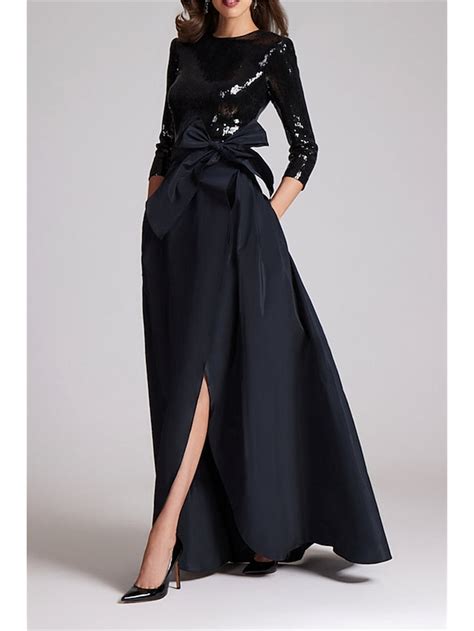 A-Line Sheath / Column Mother of the Bride Dress Wedding Guest Elegant ...