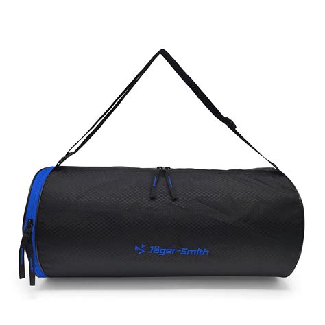 Jager-Smith Basic Duffle Polyester Bag/Gym Bags with Shoe Compartment ...