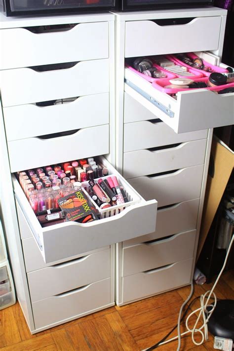 Diy ikea alex drawers for makeup collection storage – Artofit
