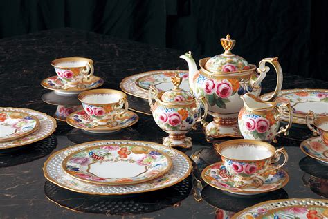 Queen’s Garden & Gold & silver phoenix| 24 piece Tea Set