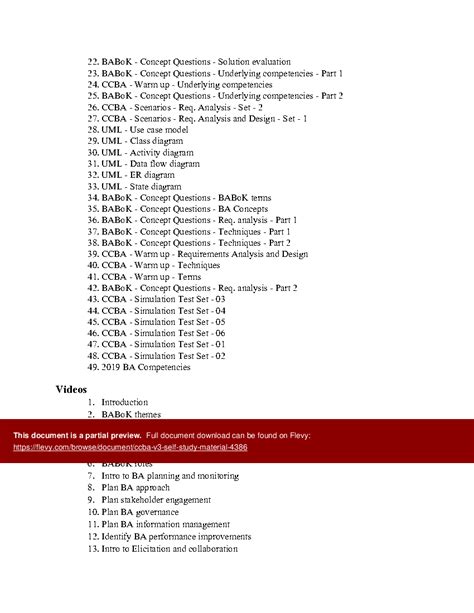 Image result for CCBA Study Guide