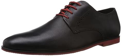 Buy Hush Puppies Men's Alpha Lu-Pl Black Leather Casual Black Shoes - 7 ...