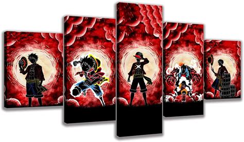 Luffy Poster Anime Room Decor One Piece 5Pcs Anime India | Ubuy