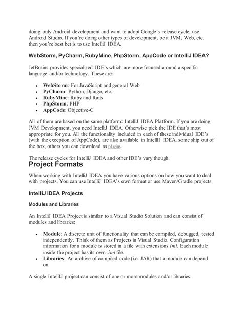 Image result for Intellij Features