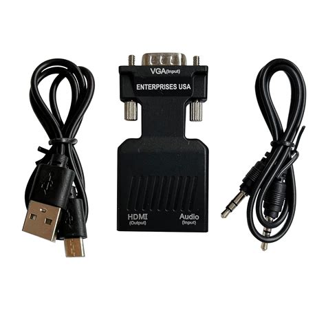 VGA to HDMI Adapter Converter with Audio,(PC VGA Source Output to TV ...