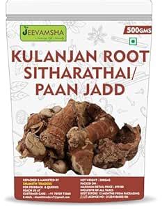 Buy Kulanjan Root Whole | Dried Galangal Root | Ayurvedic Herb for ...