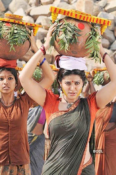 Akkineni Nagarjuna in a still from the Telugu movie 'Rajanna