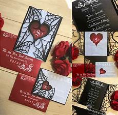 Web Wedding Invitation by Spider Web Gate Invitation Shimmering Ceremony Web Wedding Invitation