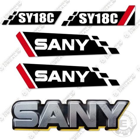Aftermarket Durable Outdoor Decal Kit for Sany SY18C Mini India | Ubuy