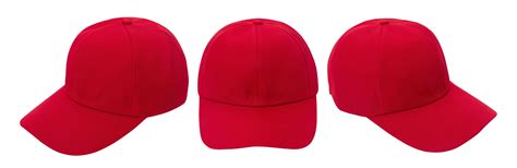 Red baseball cap mockup 1421430 Stock Photo at Vecteezy