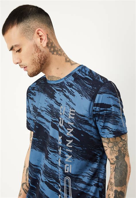 Buy Men Printed Active T-shirt Online at just Rs. 599.0 - 1000013589345 ...