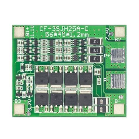 3 Series 12V18650 Lithium Battery Protection Plate 11.1V 12.6V with ...