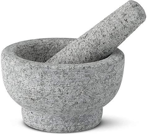 Buy Subaa Stone Mortar and Pestle Set/Ural/Okhli Masher/idikallu -4.5 ...