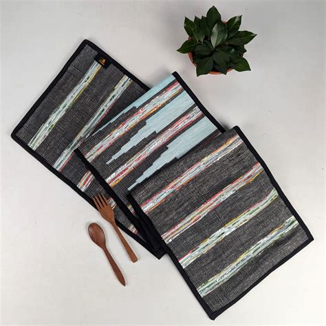 Upcycled Handcrafted Designer Table Runner (TRD1025-006) PS_W ...