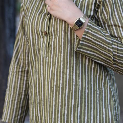 Pure Cotton Lounge wear with stripes print – indiefabstore