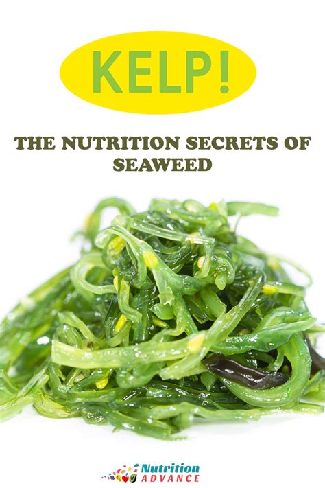 The Interesting Health Benefits of Kelp (Seaweed) - Nutrition Advance