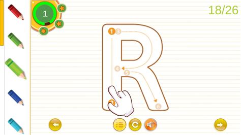 Free Alphabet Tracing App 的图像结果
