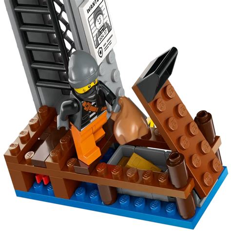 Lego 60417 City Police Speedboat And Crooks' Hideout (311 Pieces) — Toycra