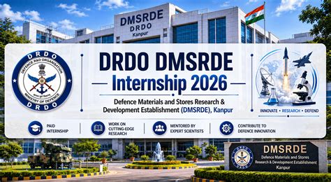 DRDO DEBEL Paid Internship 2026: ₹30K Stipend, Apply by May 31