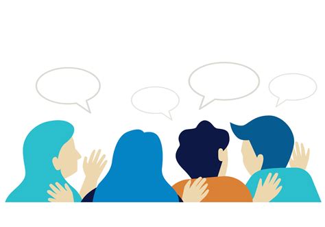 People Sitting Talking Clipart