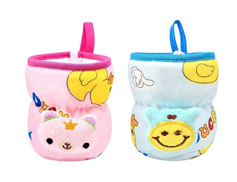 Buy THE LITTLE LOOKERS Soft Plush Stretchable Baby Feeding Bottle Cover ...