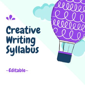 Image result for Creative Writing Course Syllabus