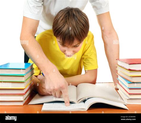 Kid doing Homework Stock Photo - Alamy