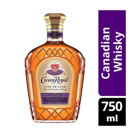Buy Crown Royal Fine De Luxe Blended Canadian Whisky, 750 mL from ...