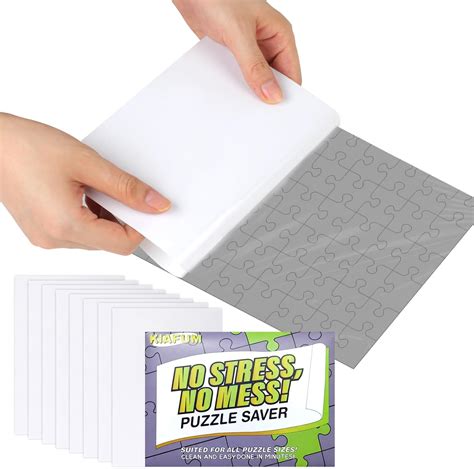Amazon.com: Adhesive Puzzle Saver Sheets, 8pcs Puzzles Glue Sheets ...
