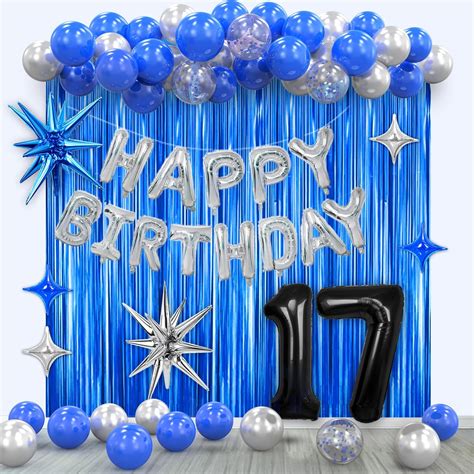 17th Birthday Party Decorations for Boys Men, Navy Australia | Ubuy