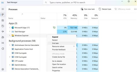 Task Manager Missing Bar 的图像结果