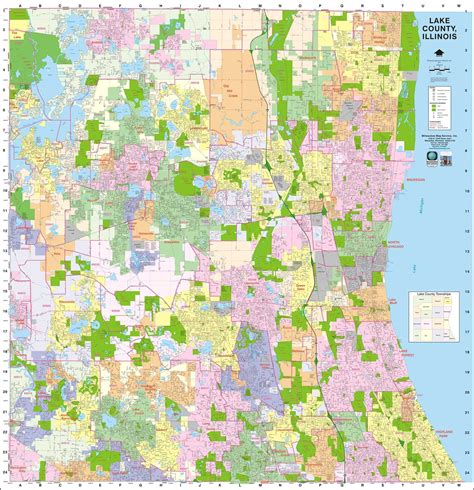 Illinois Map Lake County