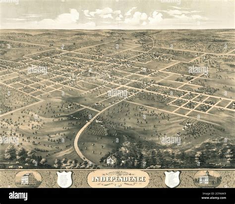 Independence, Missouri 1868 Stock Photo - Alamy