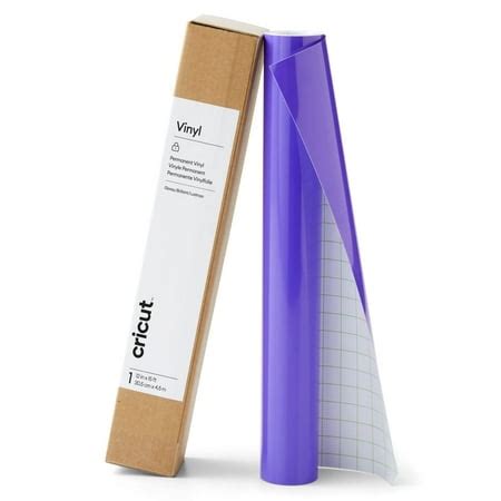 Cricut Premium Permanent Vinyl Roll (12 in x 15 ft), Weather-Resistant ...