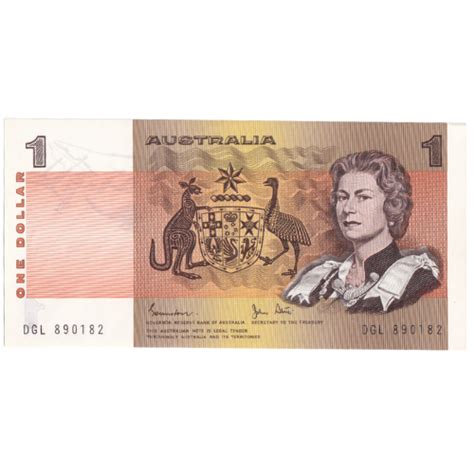 Australia 1966 1 Dollar UNC DGL 890182 – SCOINS INDIA