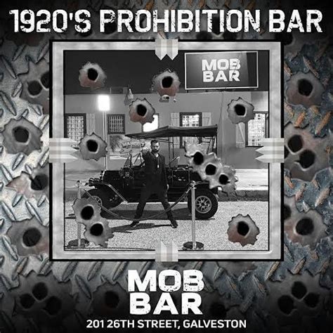 1920S PROHIBITION BAR IN GALVESTON!, Mob Bar, Galveston, 25 June to 26 ...