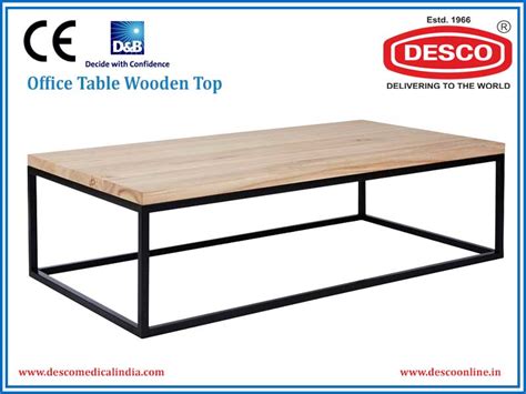 Office Table Wooden Top Manufacturer Supplier and Exporter in India