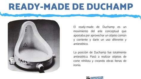 Qué es el READY-MADE de Duchamp - con ejemplos