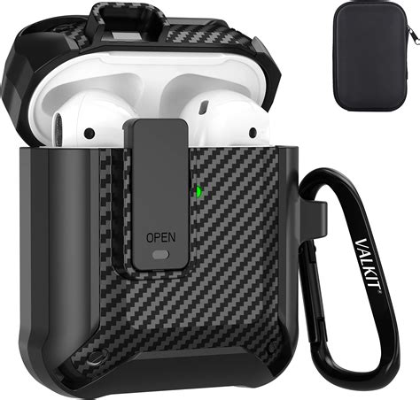 Amazon.com: Valkit for Airpods Case Cover for Men with Lock, Military ...