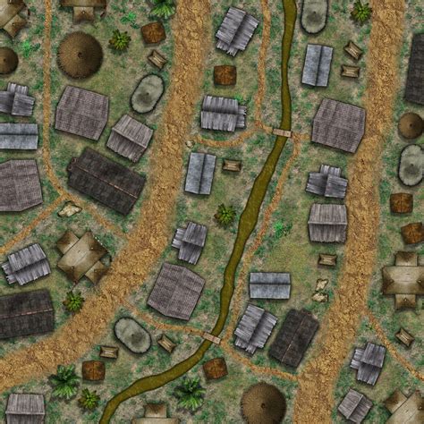 D&D village slums | Tabletop rpg maps, Dungeon maps, D d maps