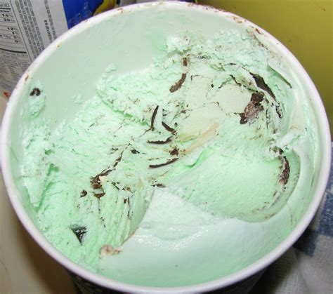 Corrie Food: Mint Moose Tracks (& Triple Vanilla) Ice Cream